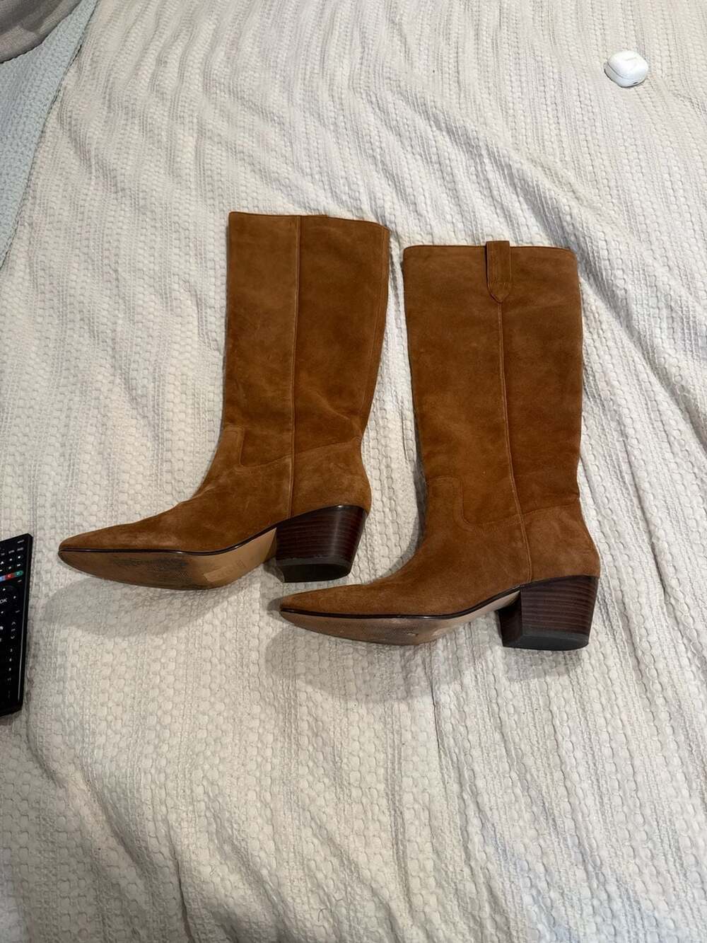 J.Crew Stevie Knee High Boots in Suede Style BV796